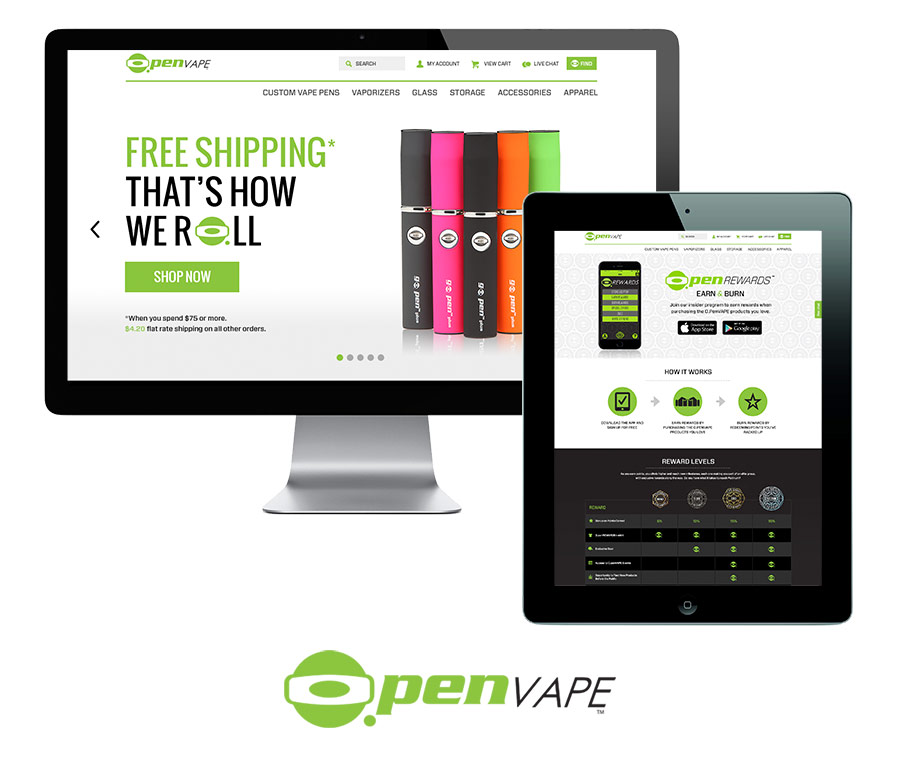 OpenVape website design
