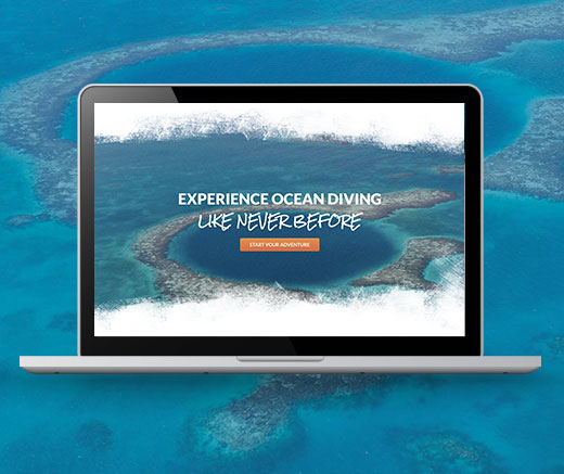 Belize Diving Services Website Design