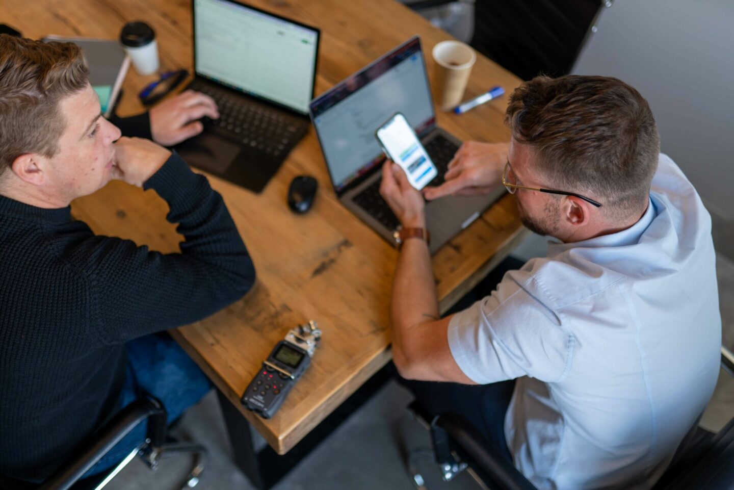 experts discussing website maintenance packages