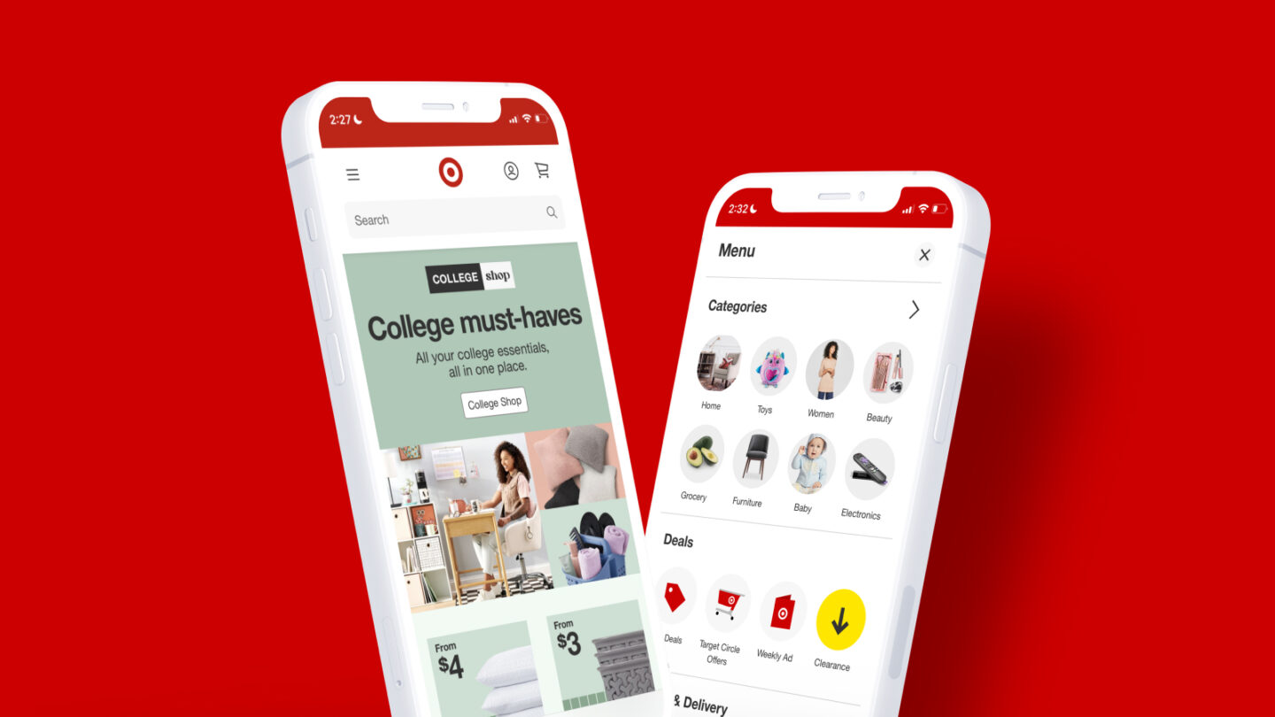 target ecommerce website redesign