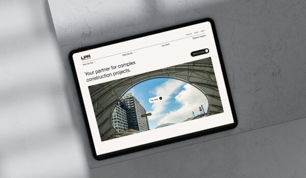 construction web design