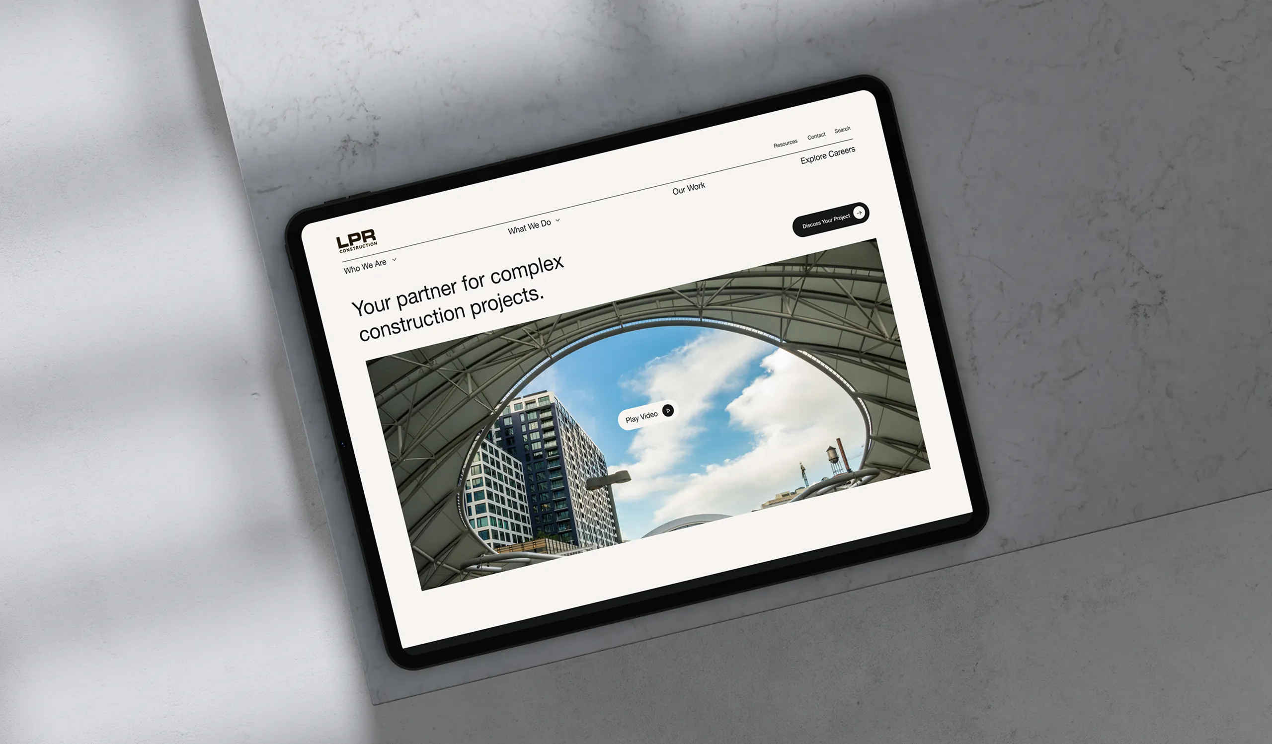 construction web design