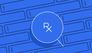 UX dashboard interface with circular interaction element