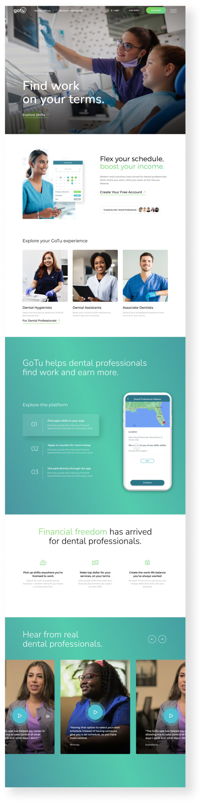 GoTu: Empowering Dental Offices and Professionals Through Better Design