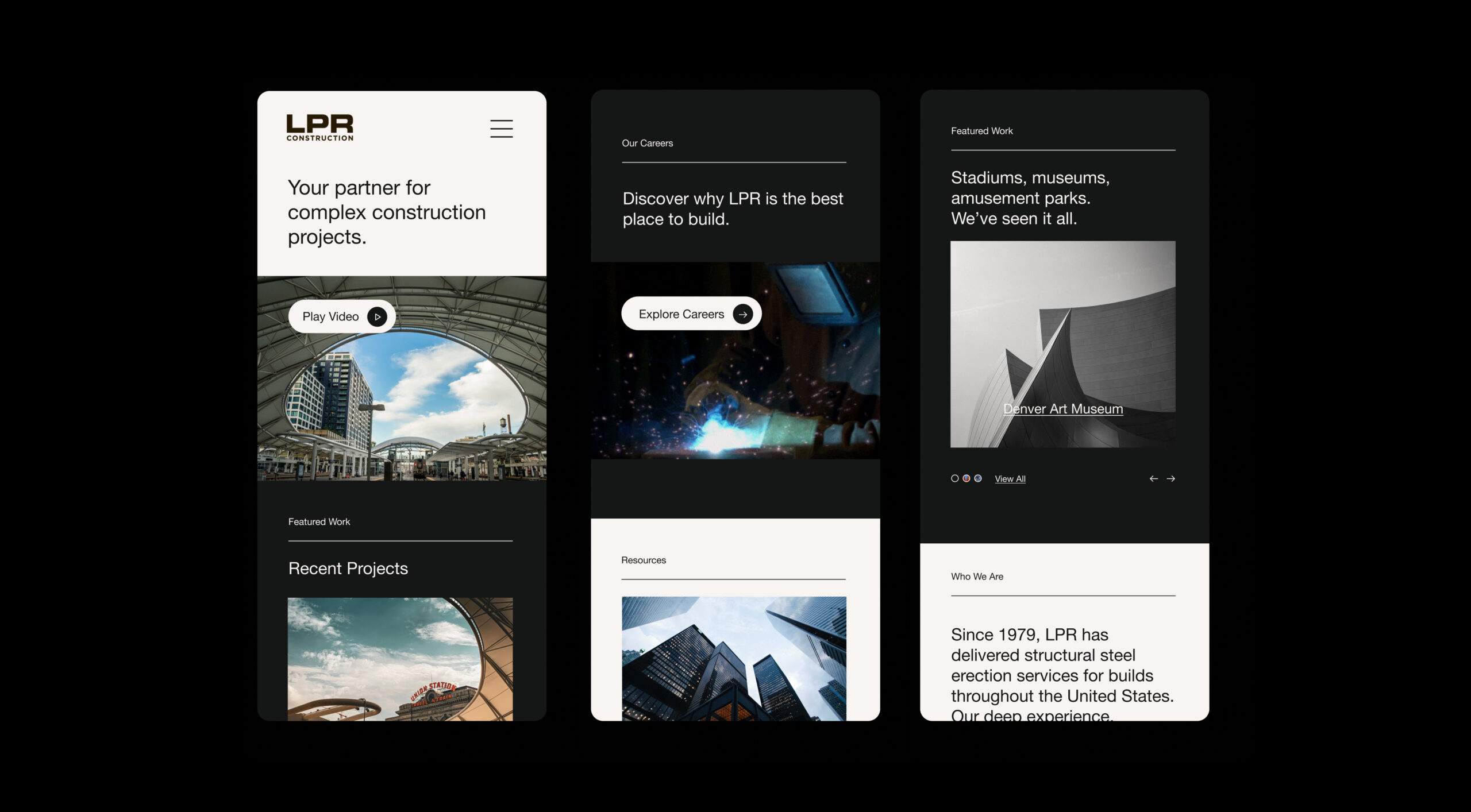 LPR Construction: A High-Impact Construction Website Design That Attracts Talent & Contracts