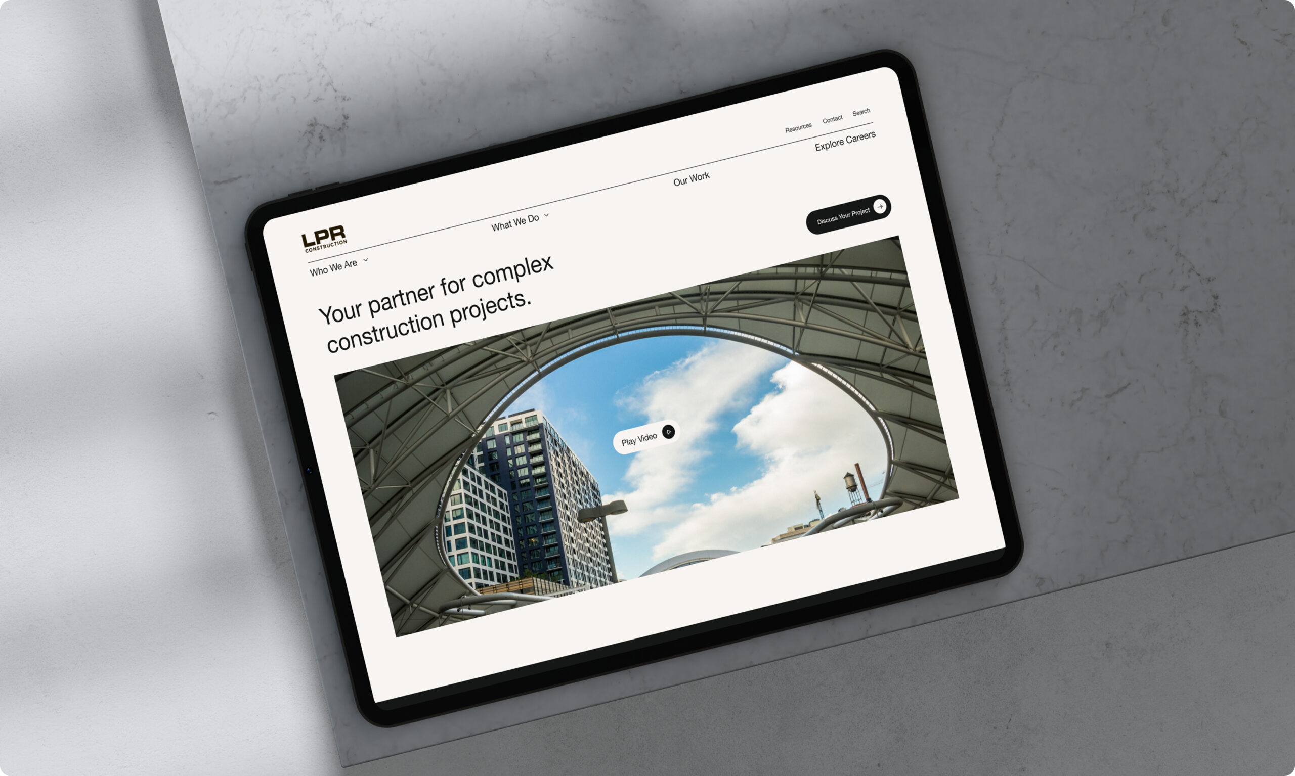 LPR Construction: A High-Impact Construction Website Design That Attracts Talent & Contracts