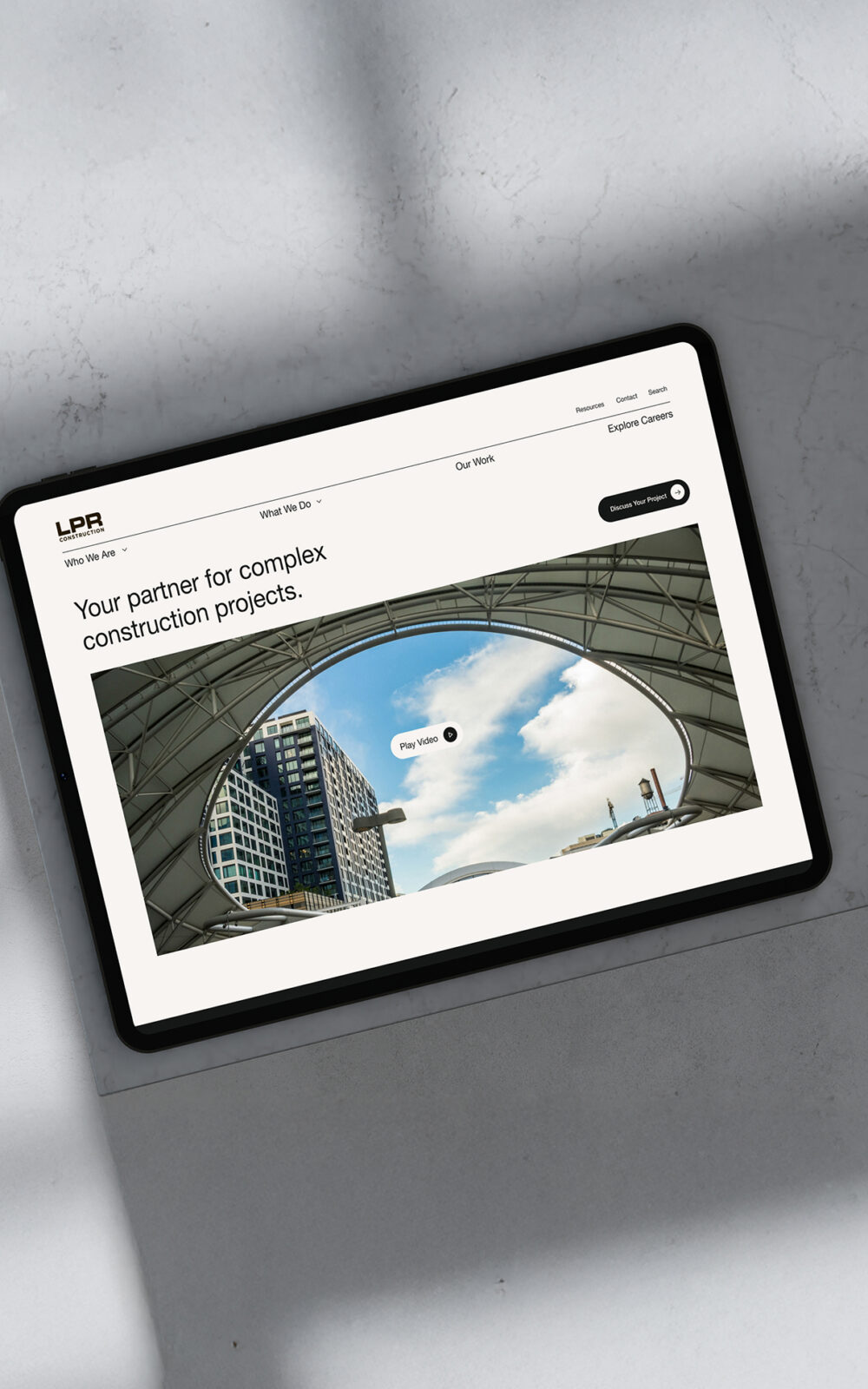 Construction website design