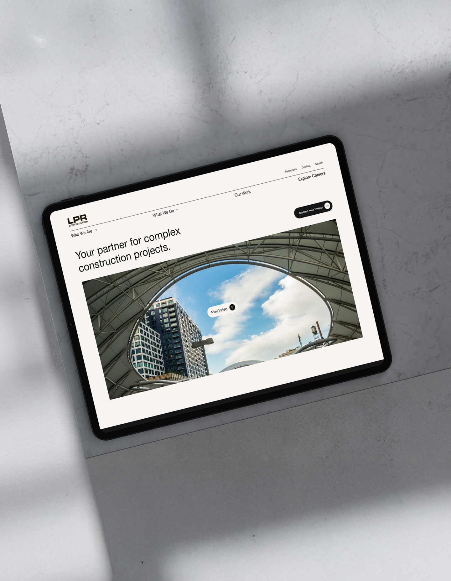 Construction website design