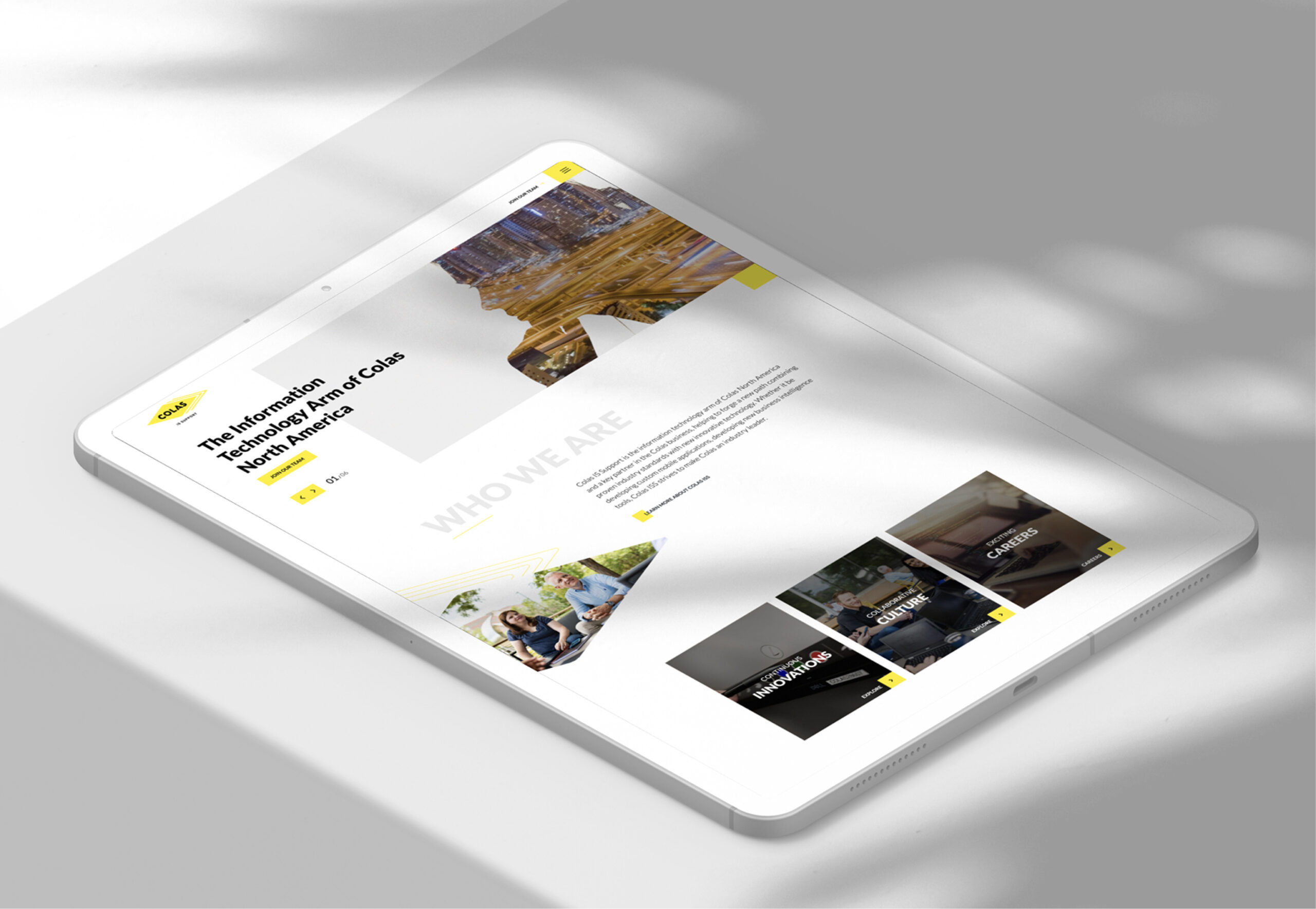 Website UI cards with design layouts and components