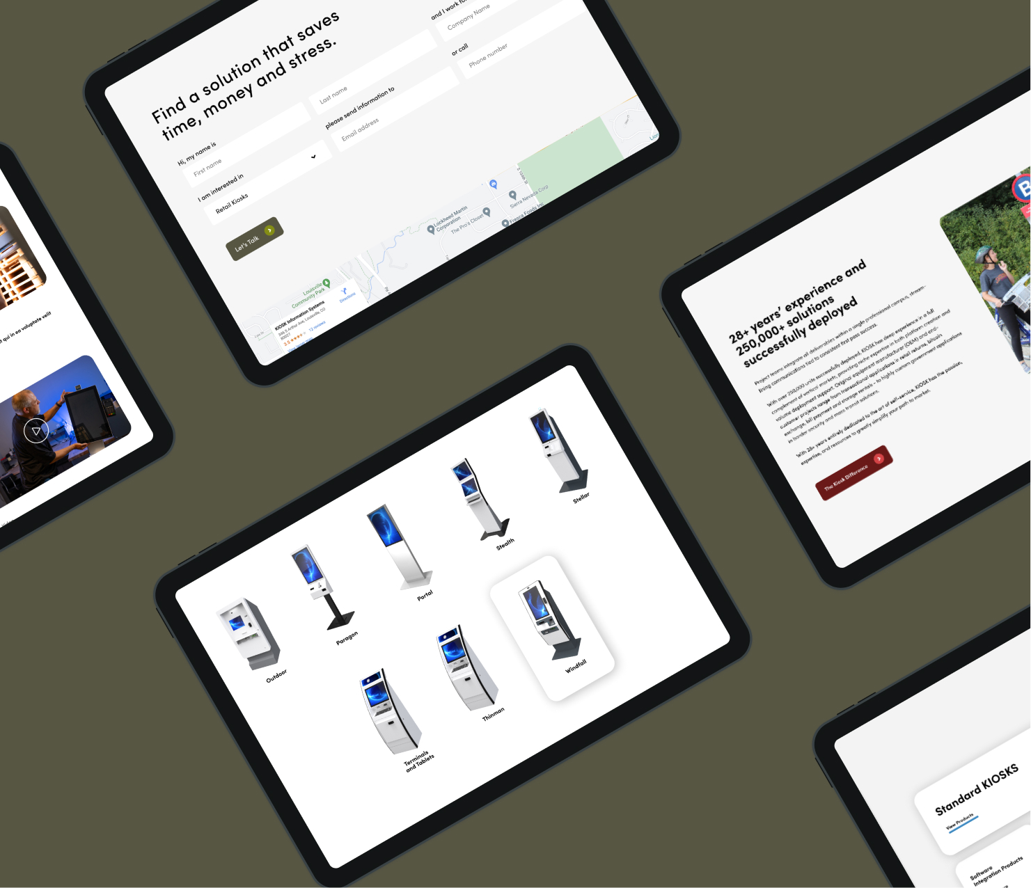 UI component layout with design system elements