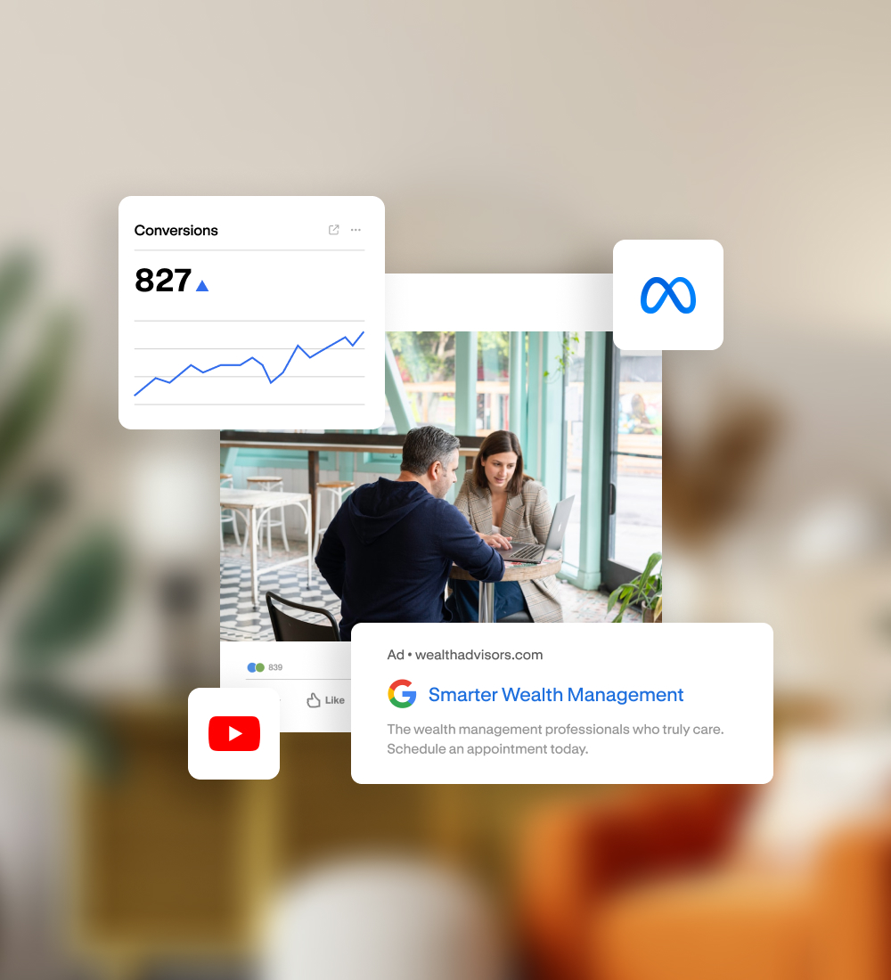 Website analytics overlay with user metrics