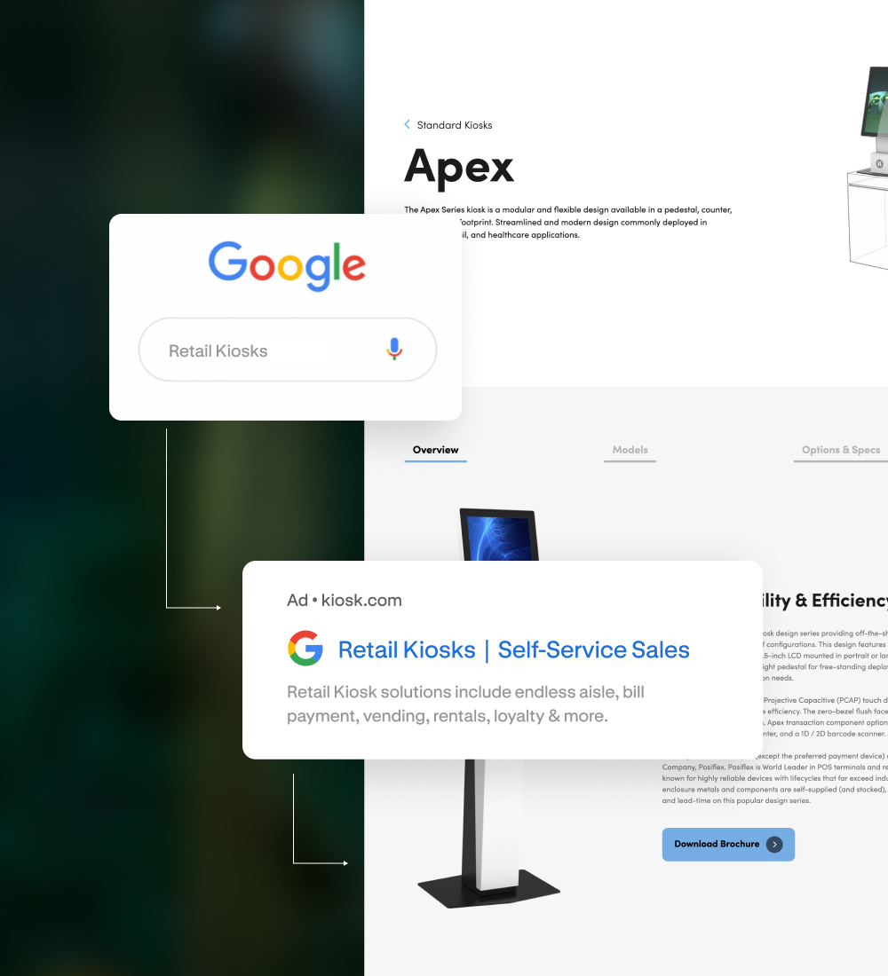 Google integration interface with login prompt