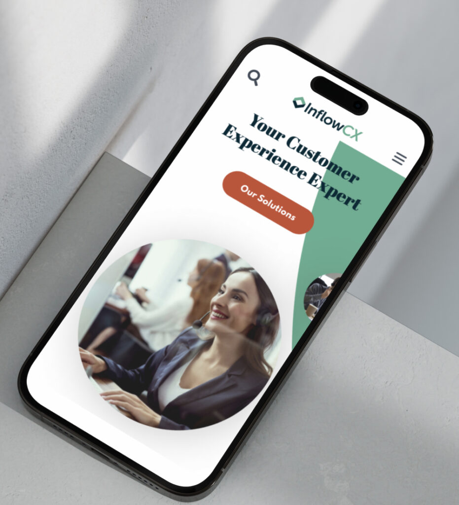 Smartphone displaying mobile app interface with onboarding screen