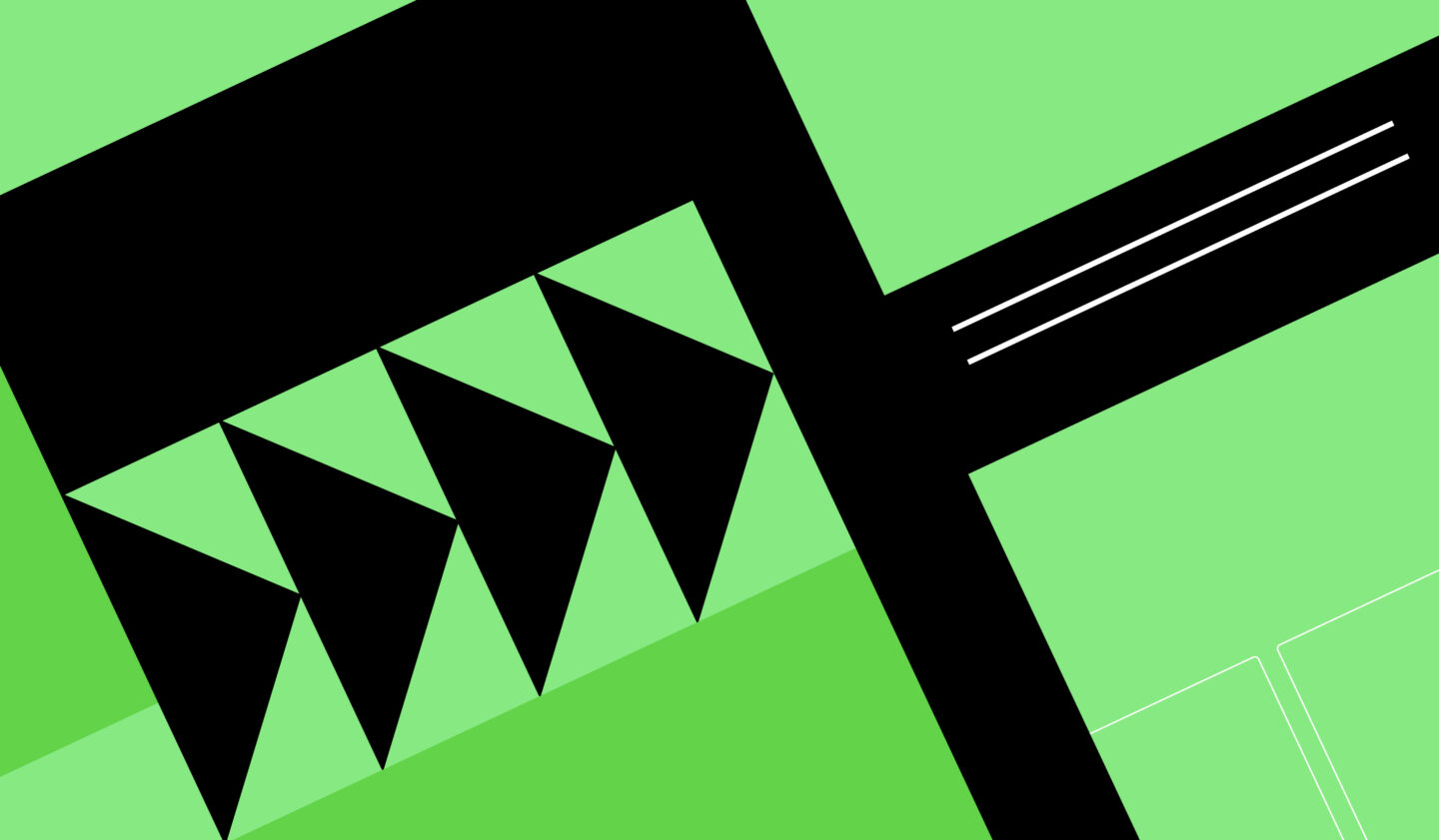 Abstract UI pattern with geometric shapes