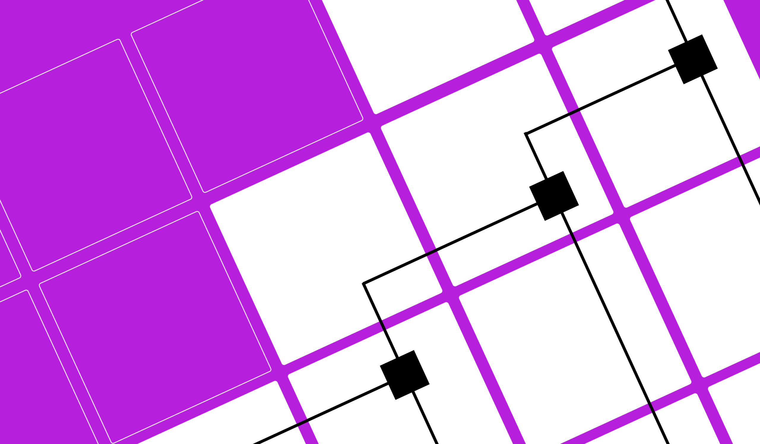 Website wireframe grid with layout structure