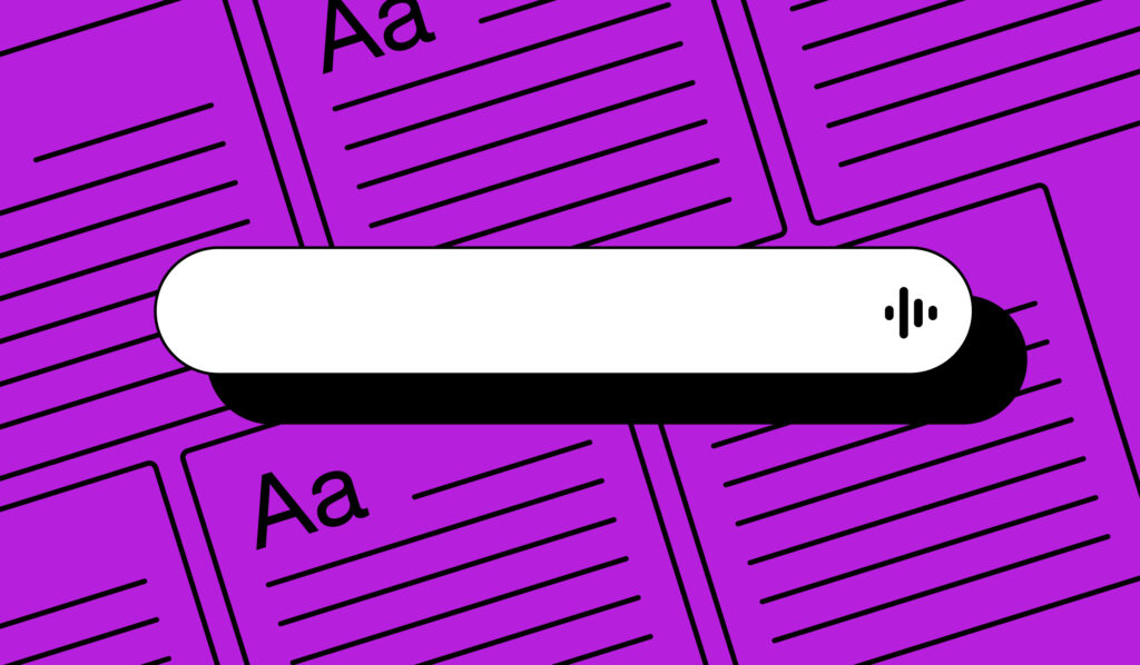 AI Search interface bar with input field