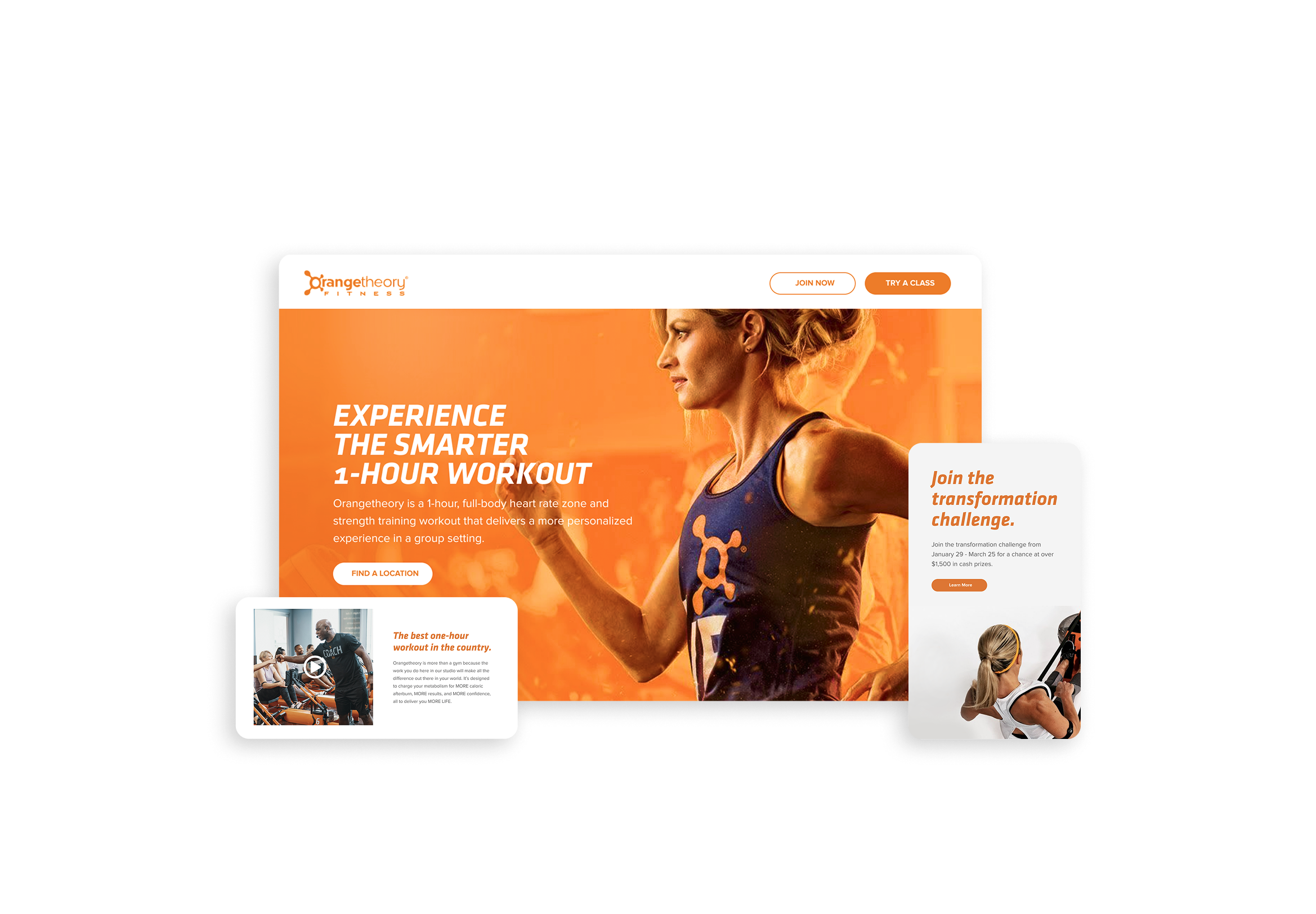 Healthcare platform interface with user dashboard