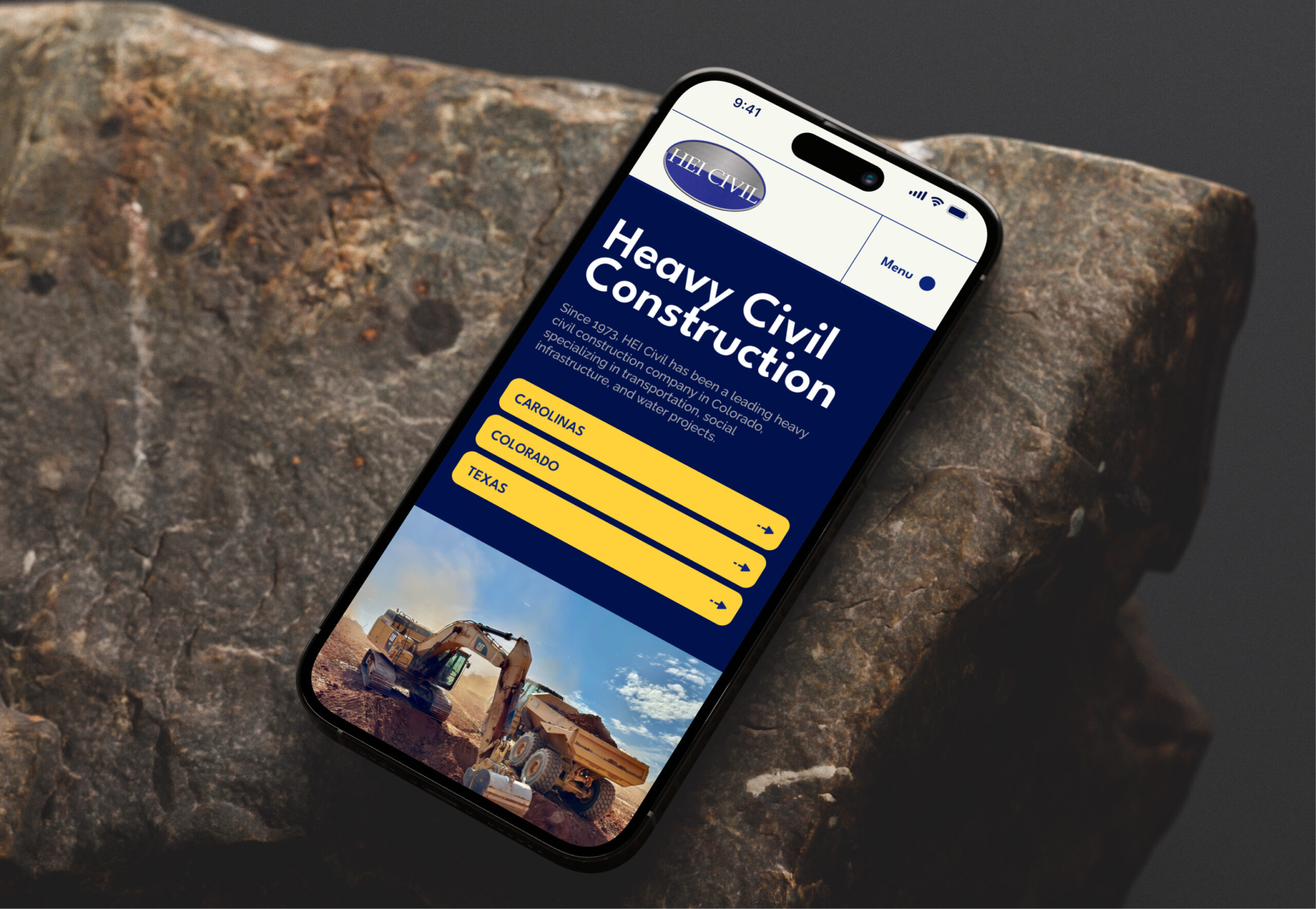 Mobile app interface displayed on smartphone