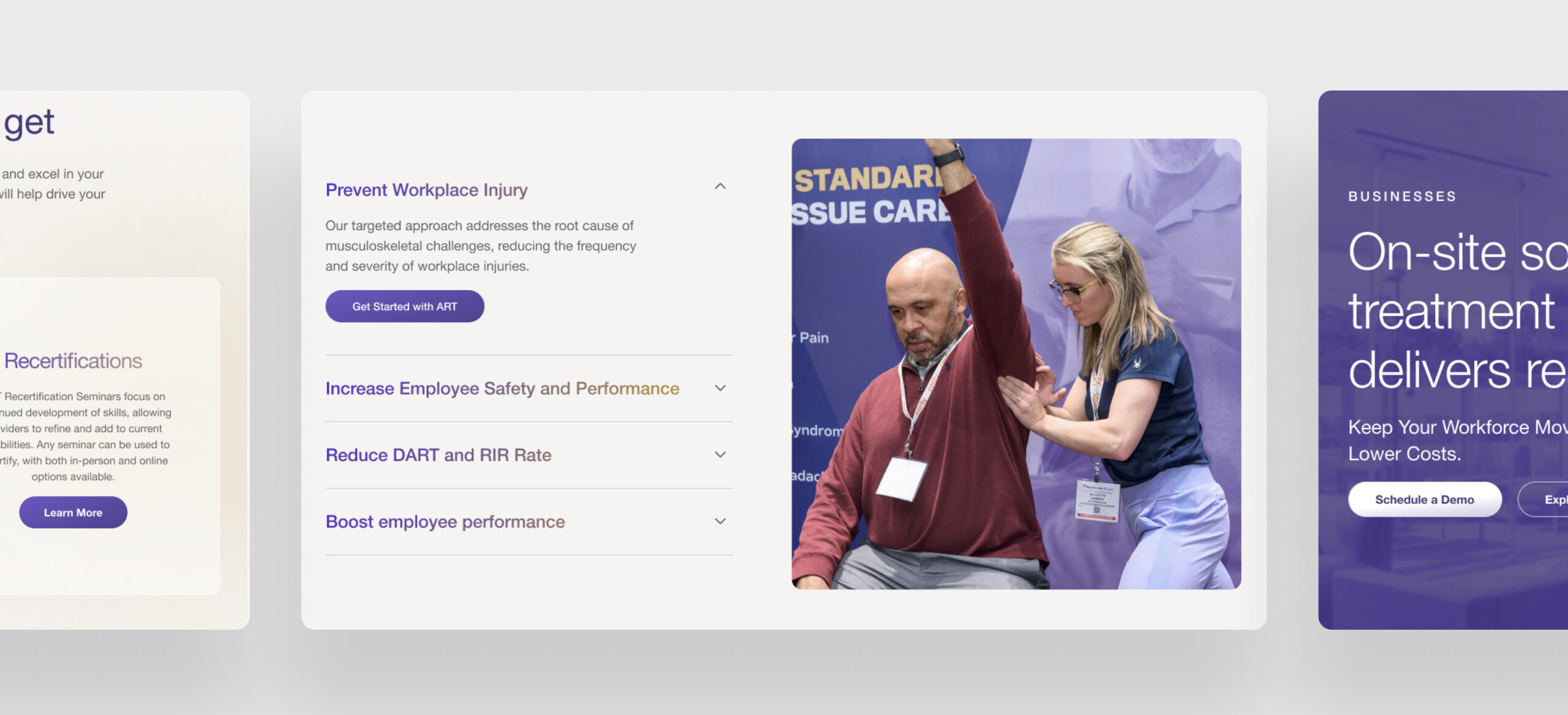 Active Release Techniques Website Design