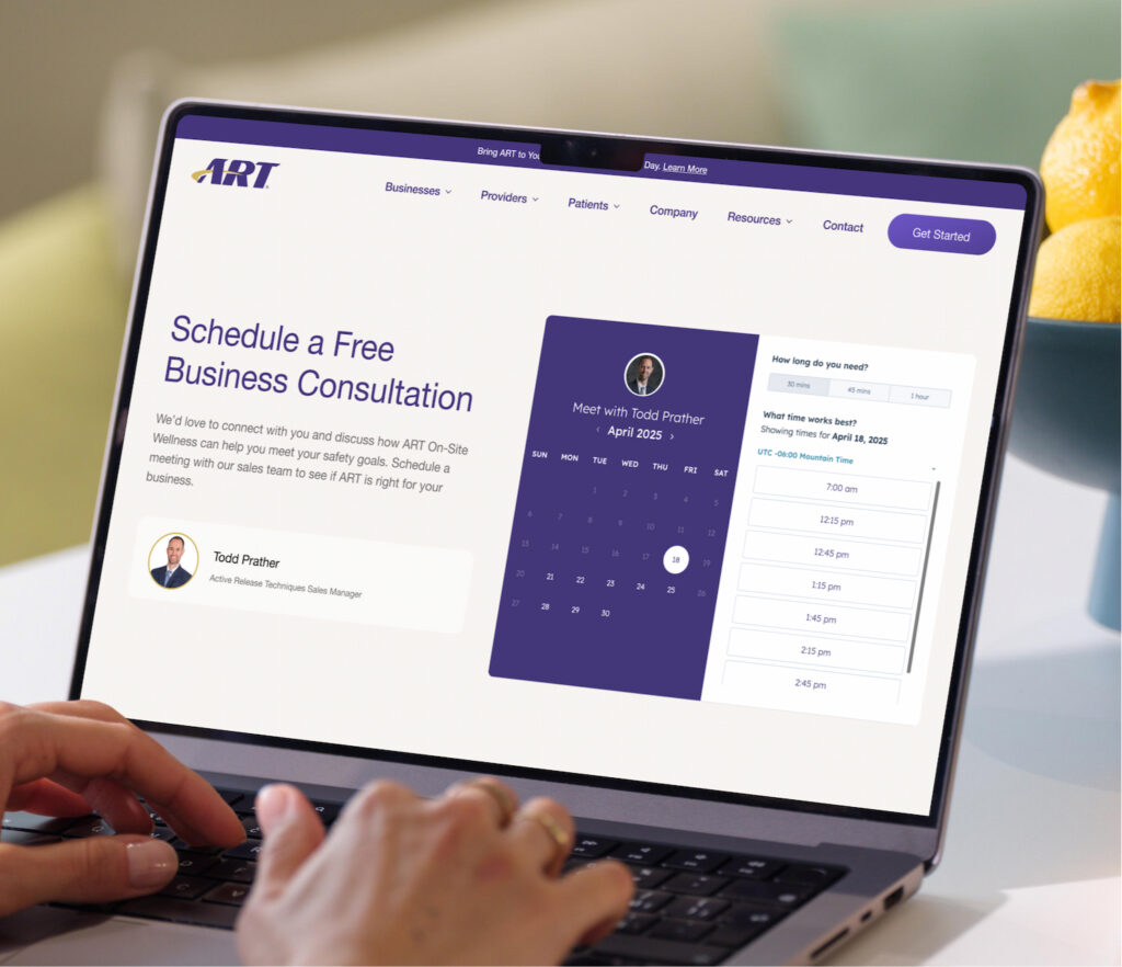 Active Release Techniques Website Design