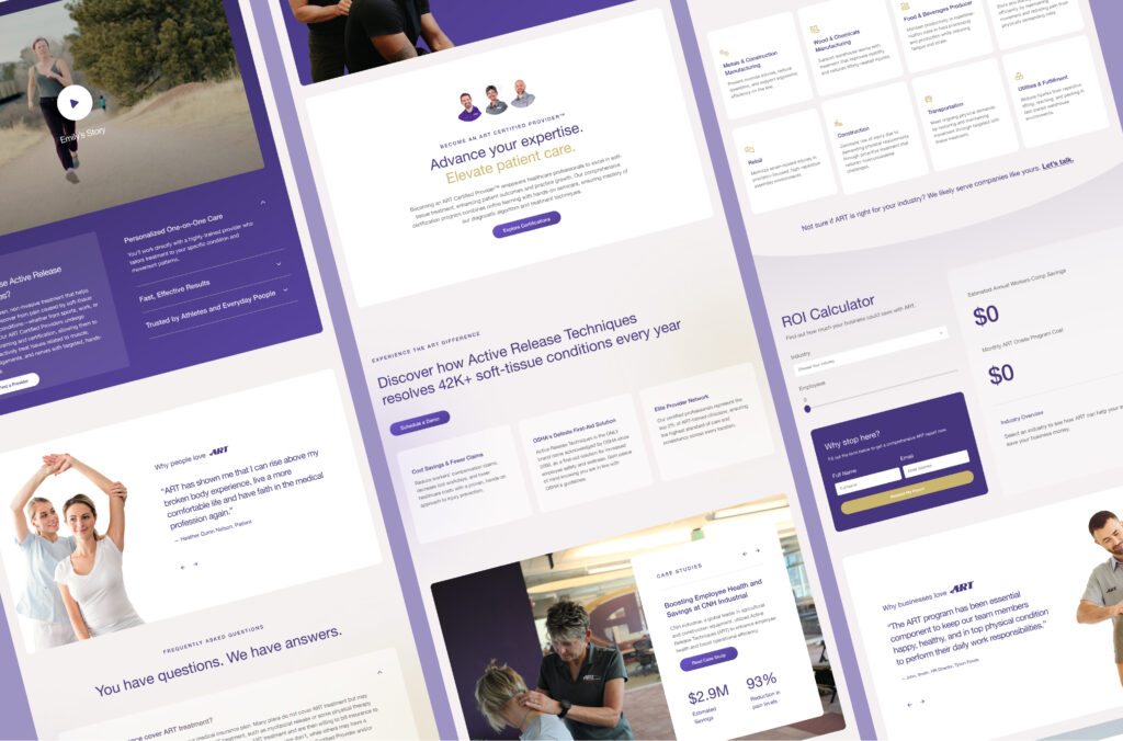 Active Release Techniques Website Design